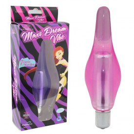 Розовый вибростимулятор-пробка Maxi Dream Vibe - 14,5 см.